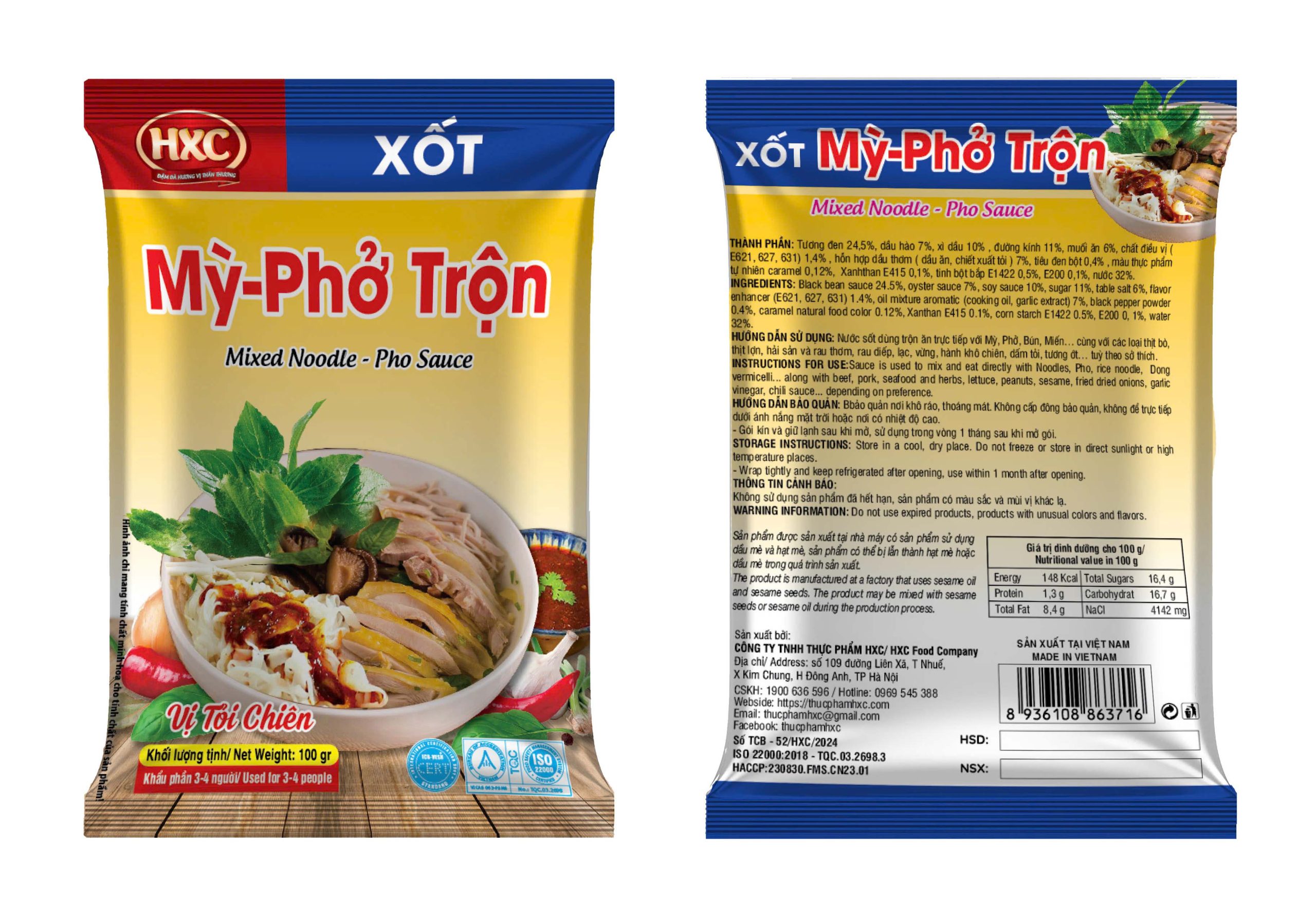 nước xốt mỳ - phở trộn