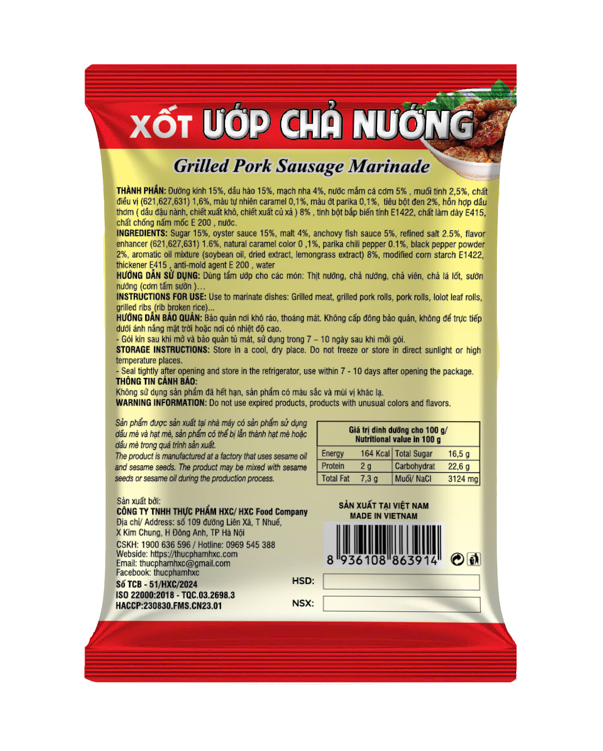 xốt ướp chả nướng 1